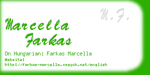 marcella farkas business card